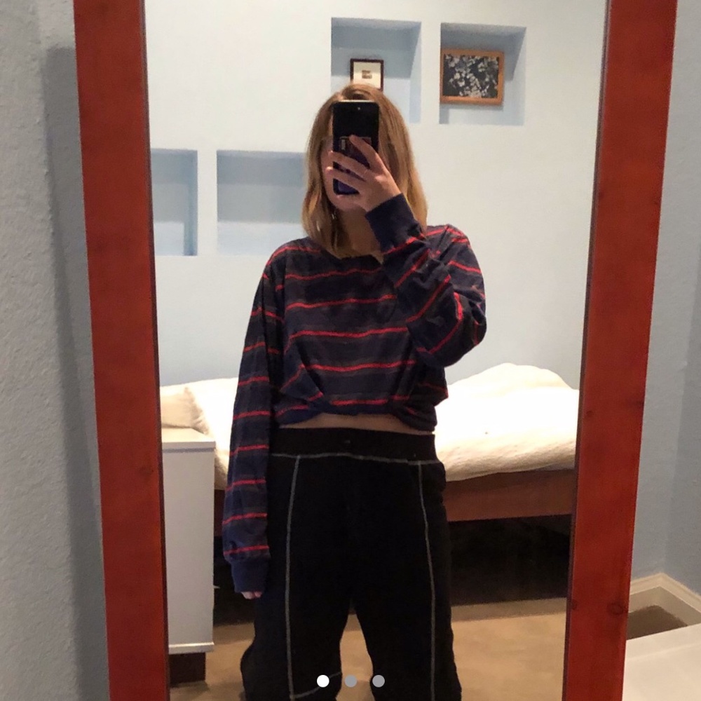 Striped Crop Top